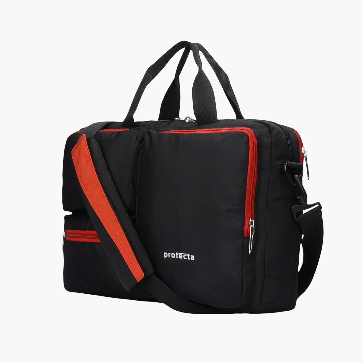 Black Red | Protecta Organised Chaos 2.0 Office Laptop Bag - 2