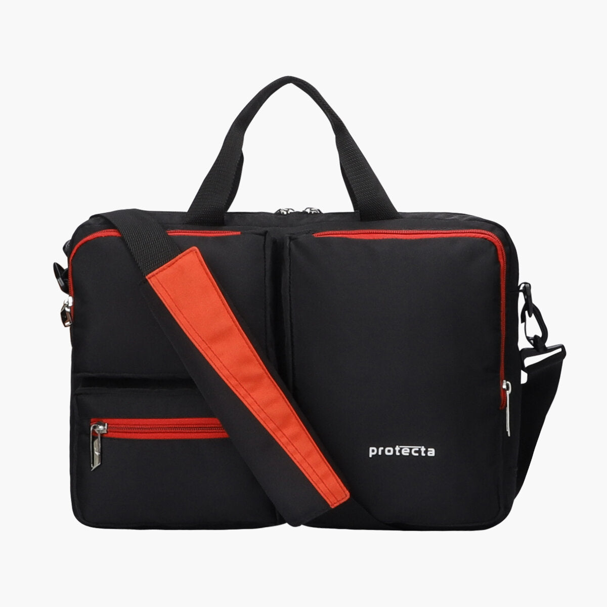 Black Red | Protecta Organised Chaos 2.0 Office Laptop Bag - 5