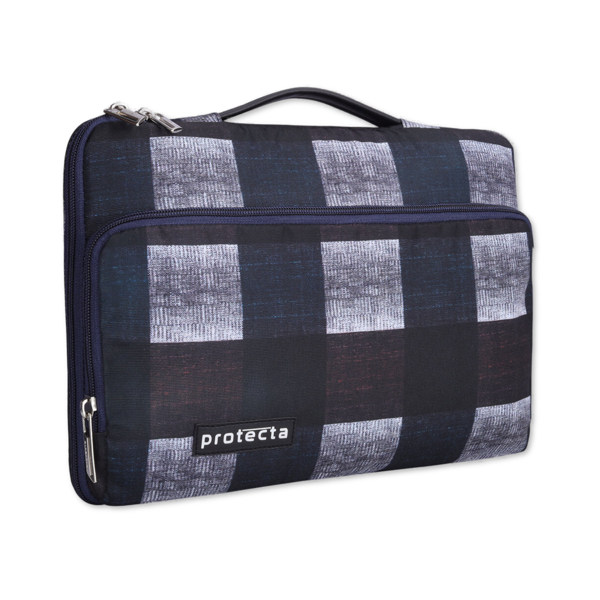Distressed Checks Print | Protecta Oscar Laptop Bag