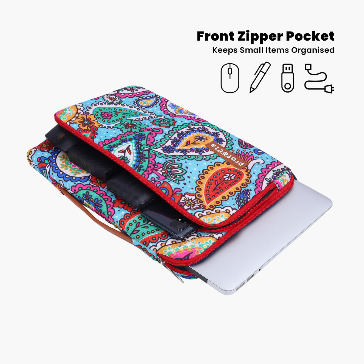 Attractive Indian Print | Protecta Oscar Laptop Bag