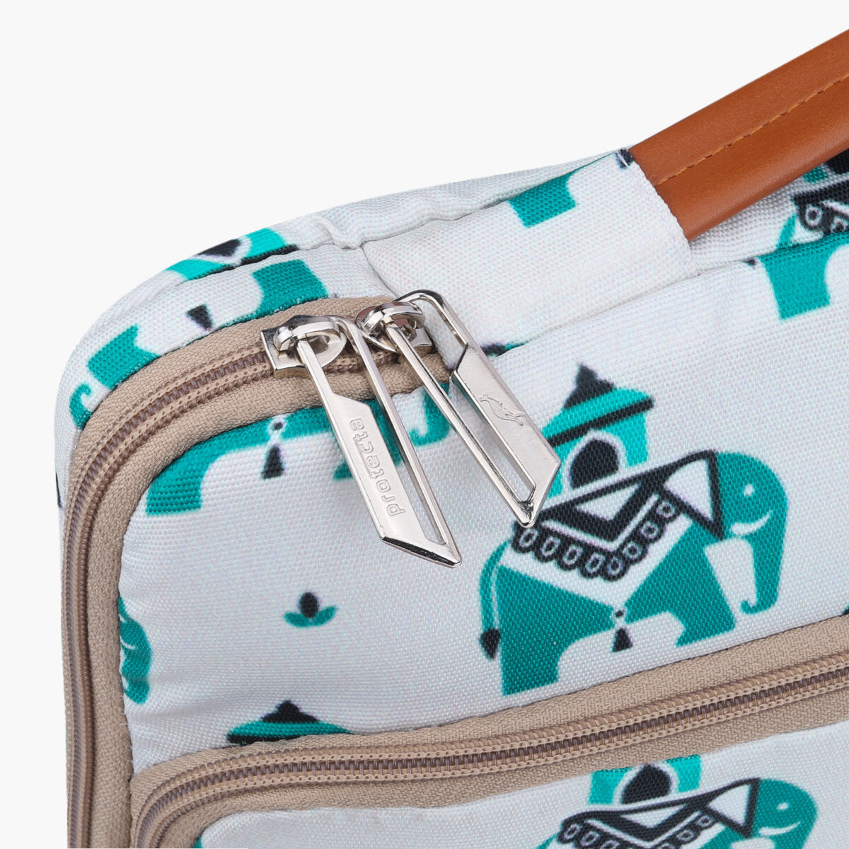 Elephants Print | Protecta Oscar Laptop Bag