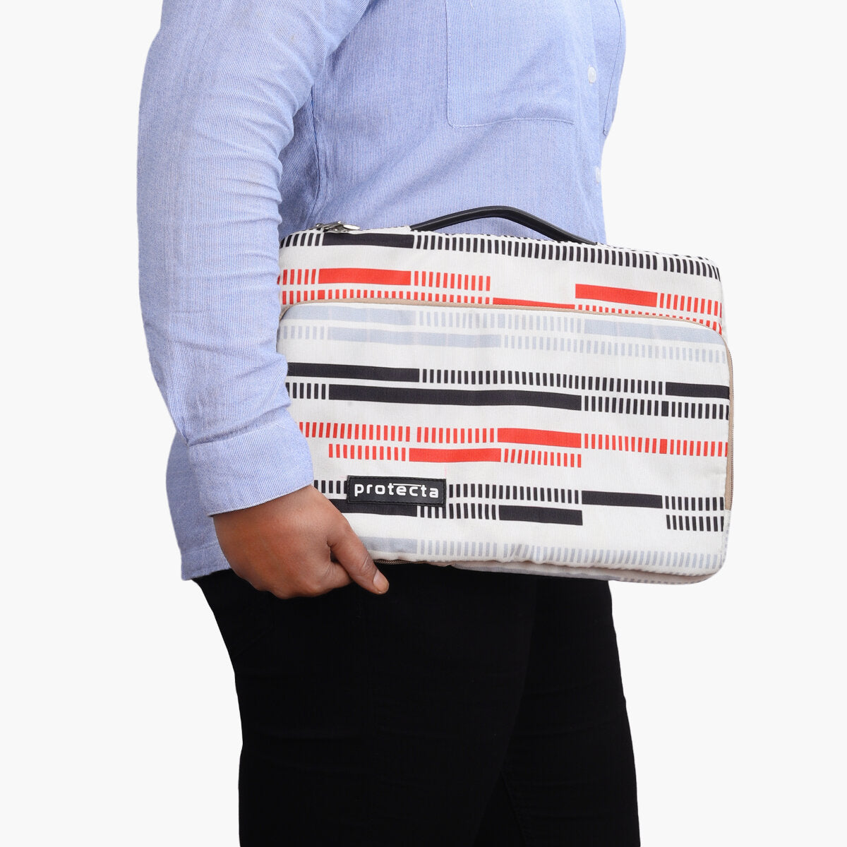 Broken Lines Print | Protecta Oscar Laptop Bag