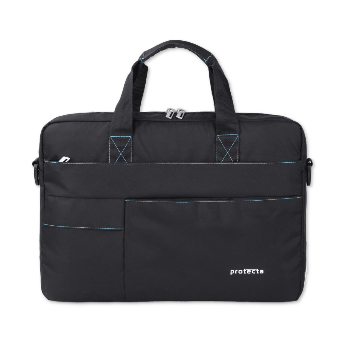 Black-Blue, Protecta Pace Laptop Office Bag-Main