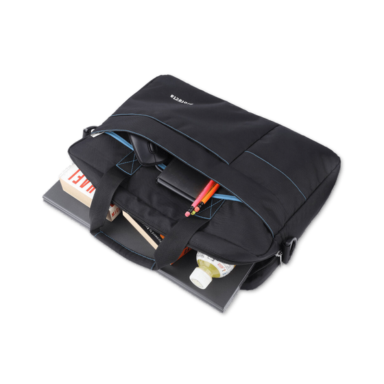 Black-Blue, Protecta Pace Laptop Office Bag-2