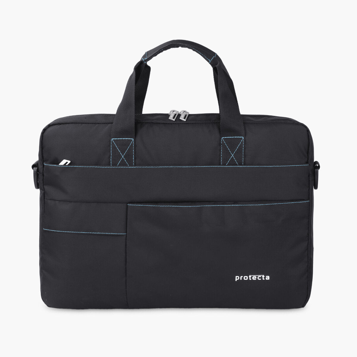 Black-Blue, Protecta Pace Laptop Office Bag-Main