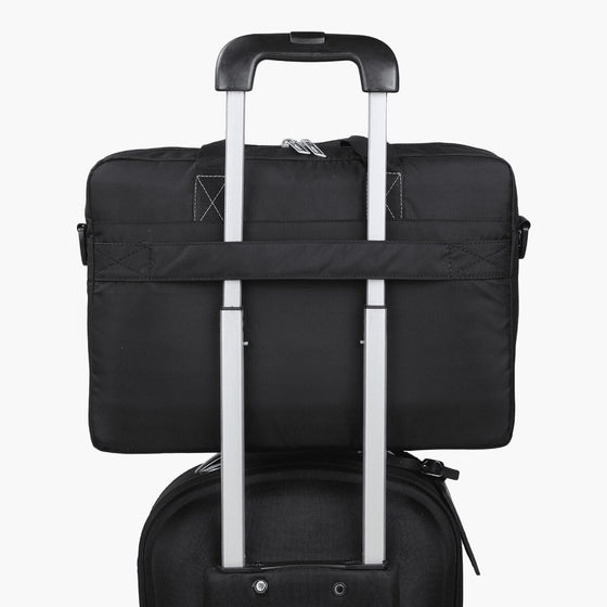 Black-Green | Protecta Pace Laptop Office Bag-8