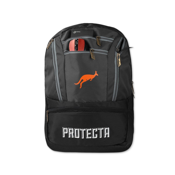 Black-Grey | Protecta Paragon Laptop Backpack-5