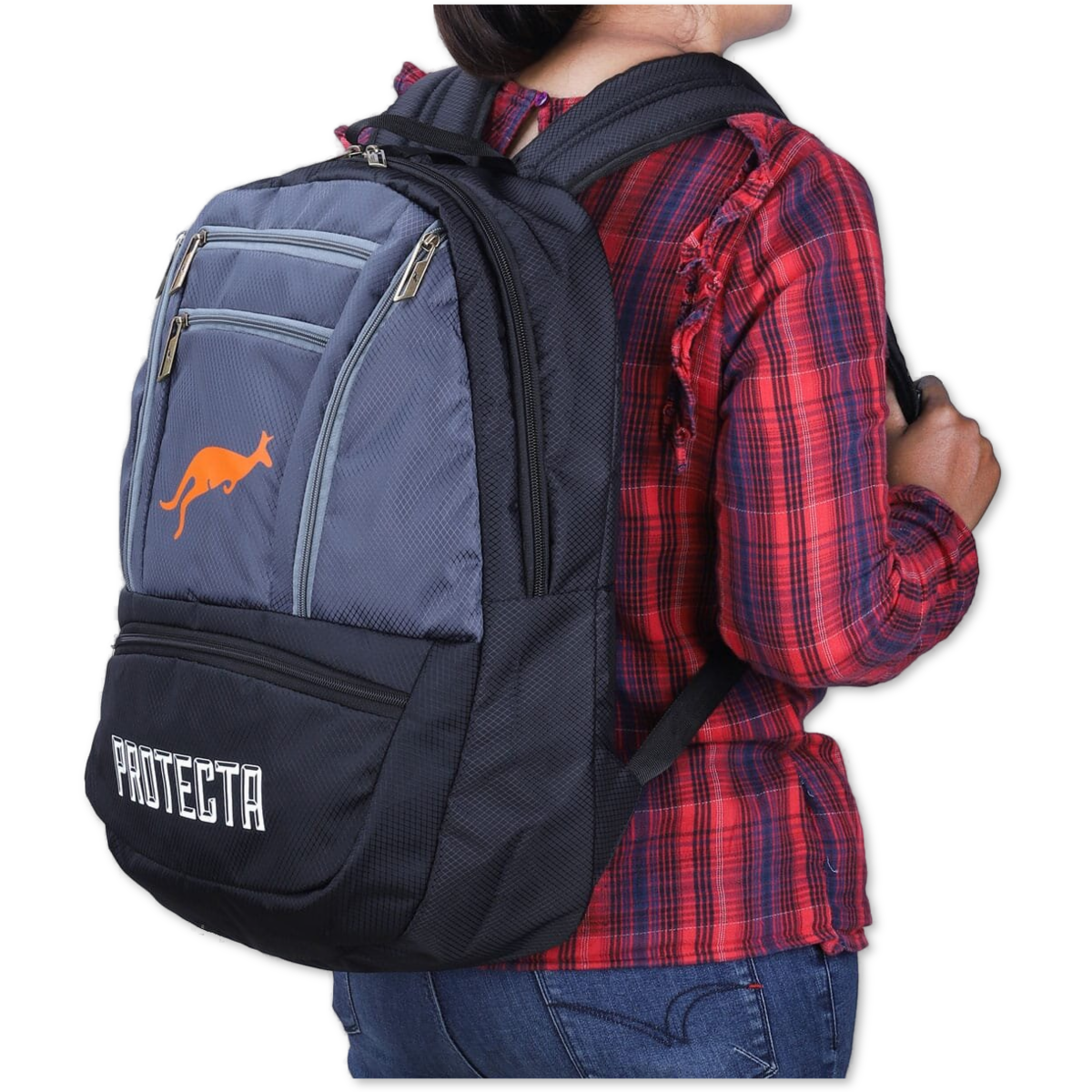 Black-Grey | Protecta Paragon Laptop Backpack-6