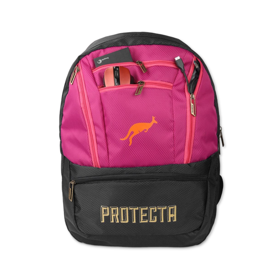 Black-Pink | Protecta Paragon Laptop Backpack-6