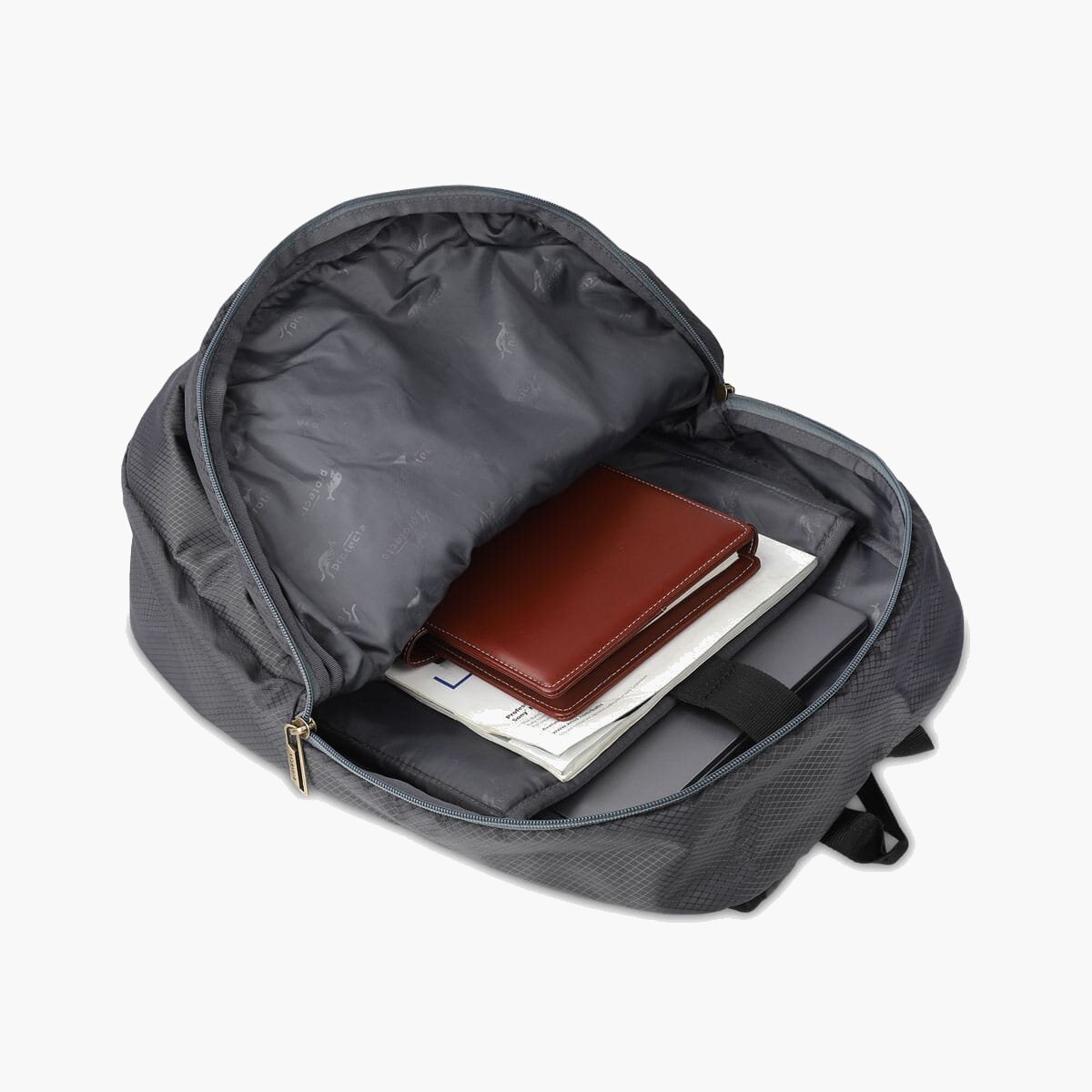 Grey-Blue | Protecta Paragon Laptop Backpack-4