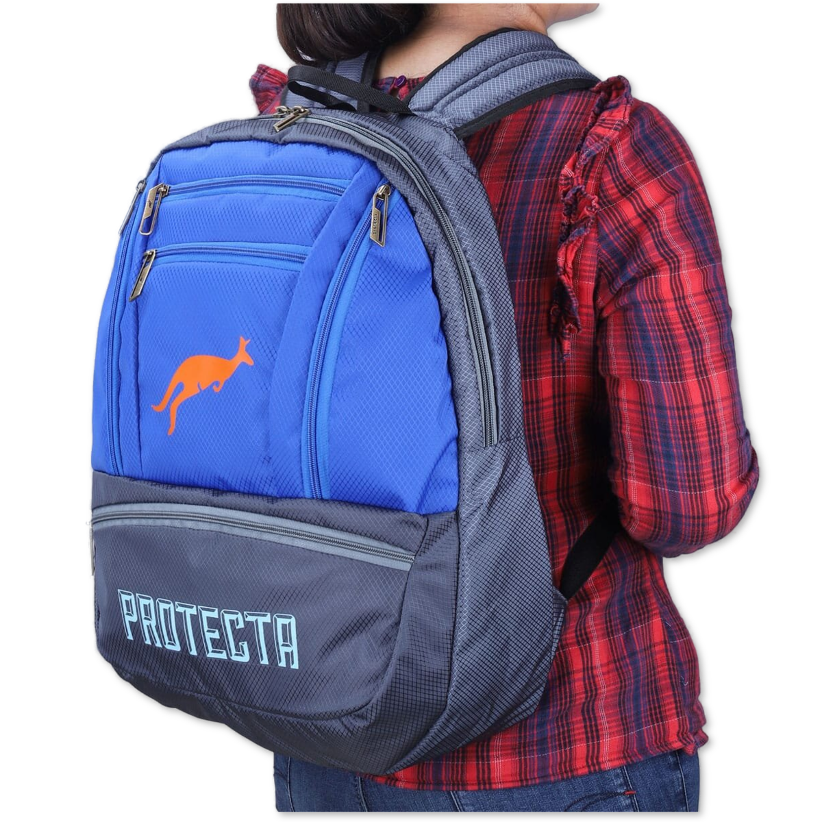 Grey-Blue | Protecta Paragon Laptop Backpack-6