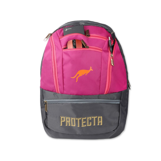 Grey-Pink | Protecta Paragon Laptop Backpack-5