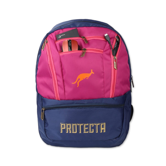Navy-Pink | Protecta Paragon Laptop Backpack-5