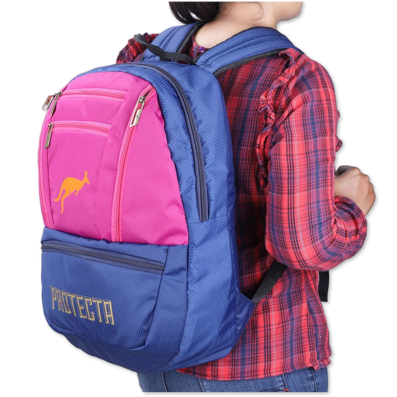 Navy-Pink | Protecta Paragon Laptop Backpack-6