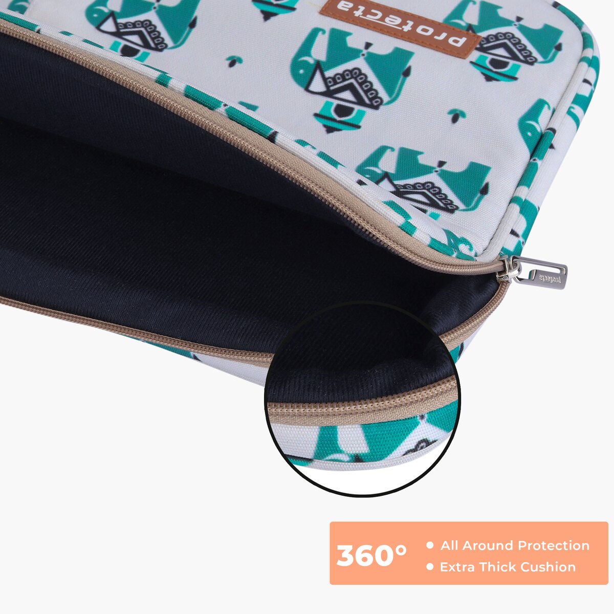Elephants Print|Phoenix Laptop Sleeve 