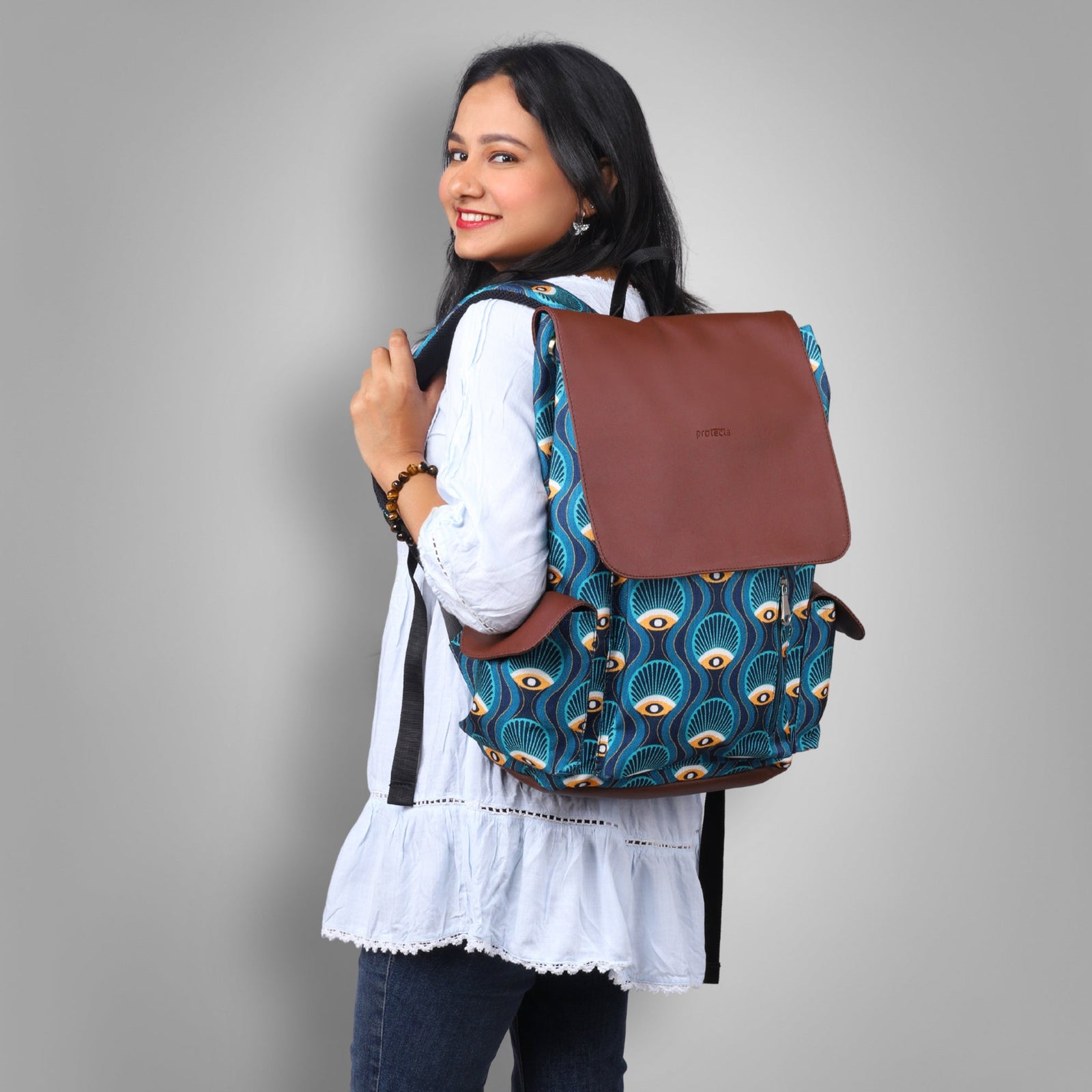 Art Deco Print | Protecta Prisma Laptop Backpack - 1