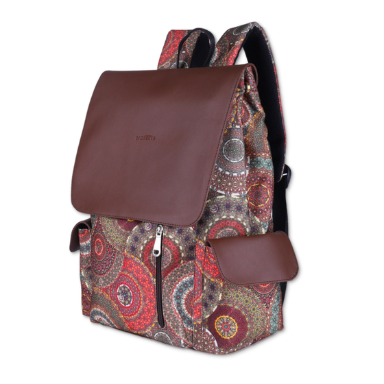 Ethnic Print | Protecta Prisma Laptop Backpack - 3
