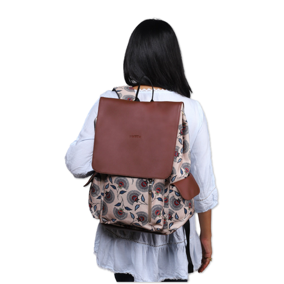 Floral Print | Protecta Prisma Laptop Backpack - Main