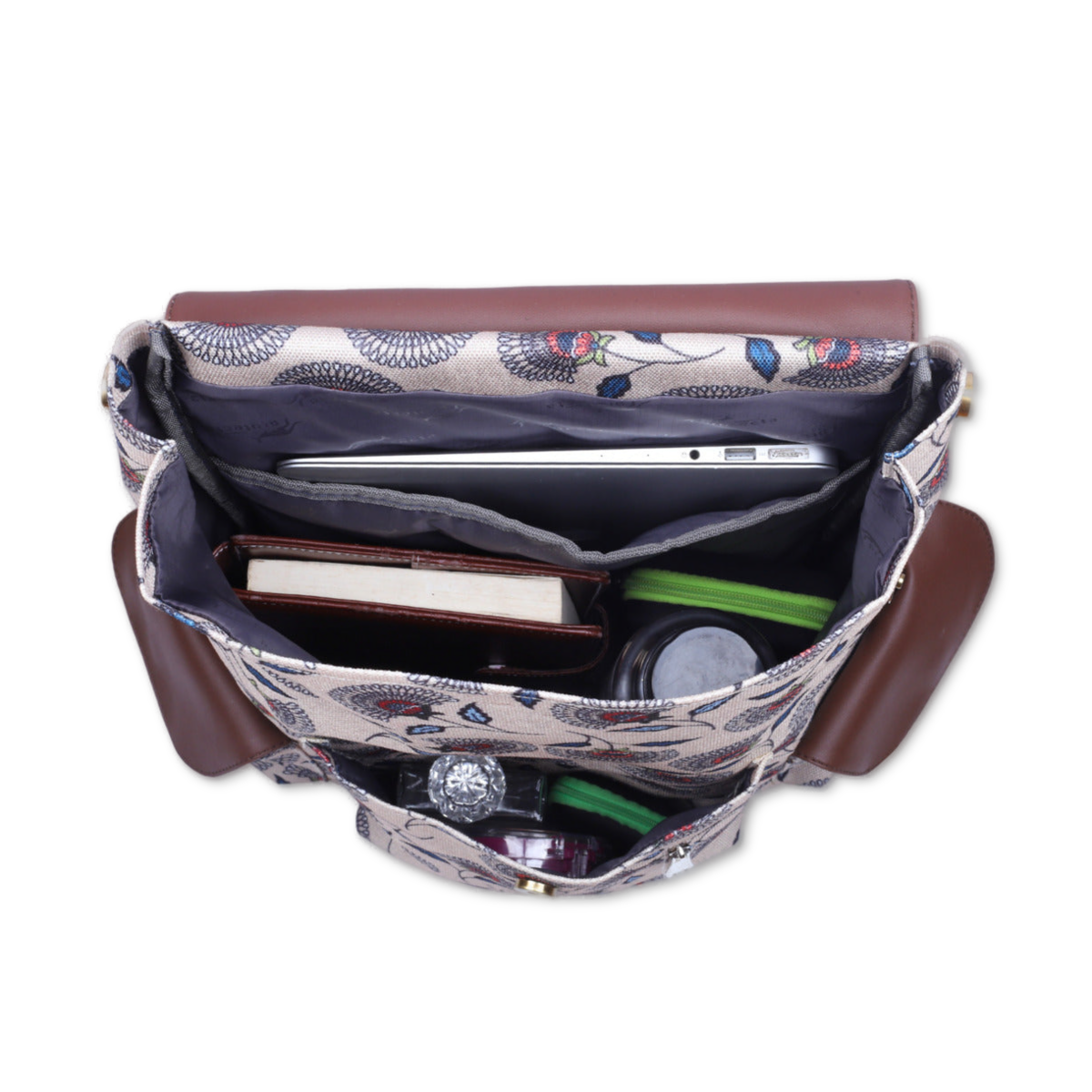 Floral Print | Protecta Prisma Laptop Backpack - 7