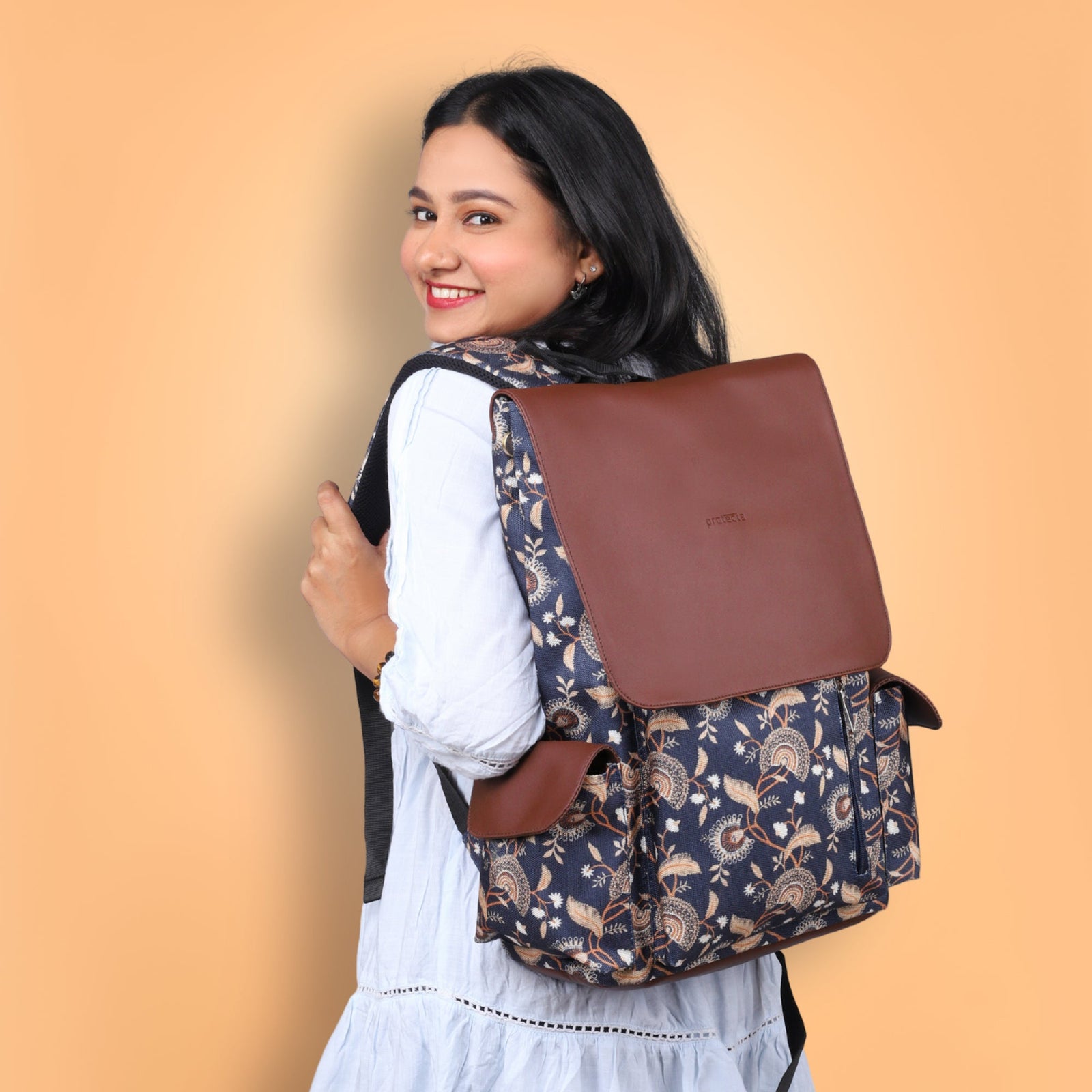 Night Sky Print | Protecta Prisma Laptop Backpack - Main