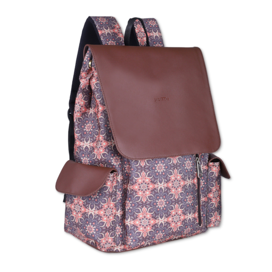 Vintage Print | Protecta Prisma Laptop Backpack - 4