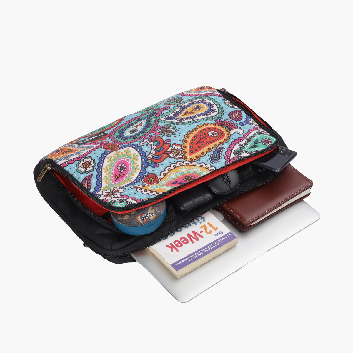 Attractive Paisley Print | Protecta The Professional Office Laptop Bag - 1