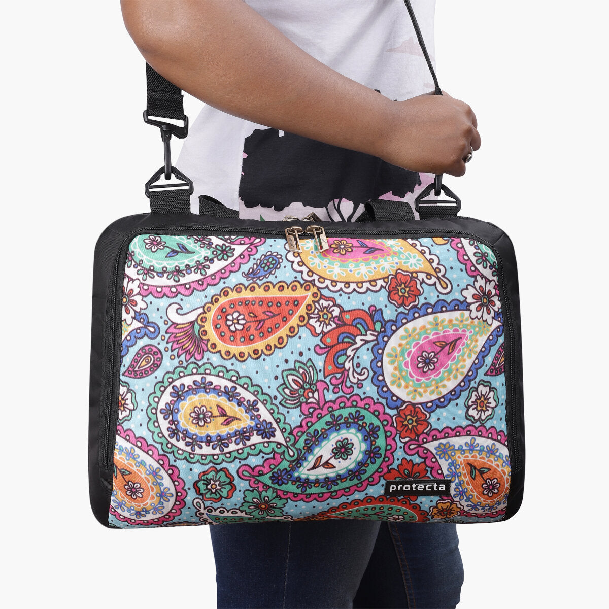 Attractive Paisley Print | Protecta The Professional Office Laptop Bag - 7