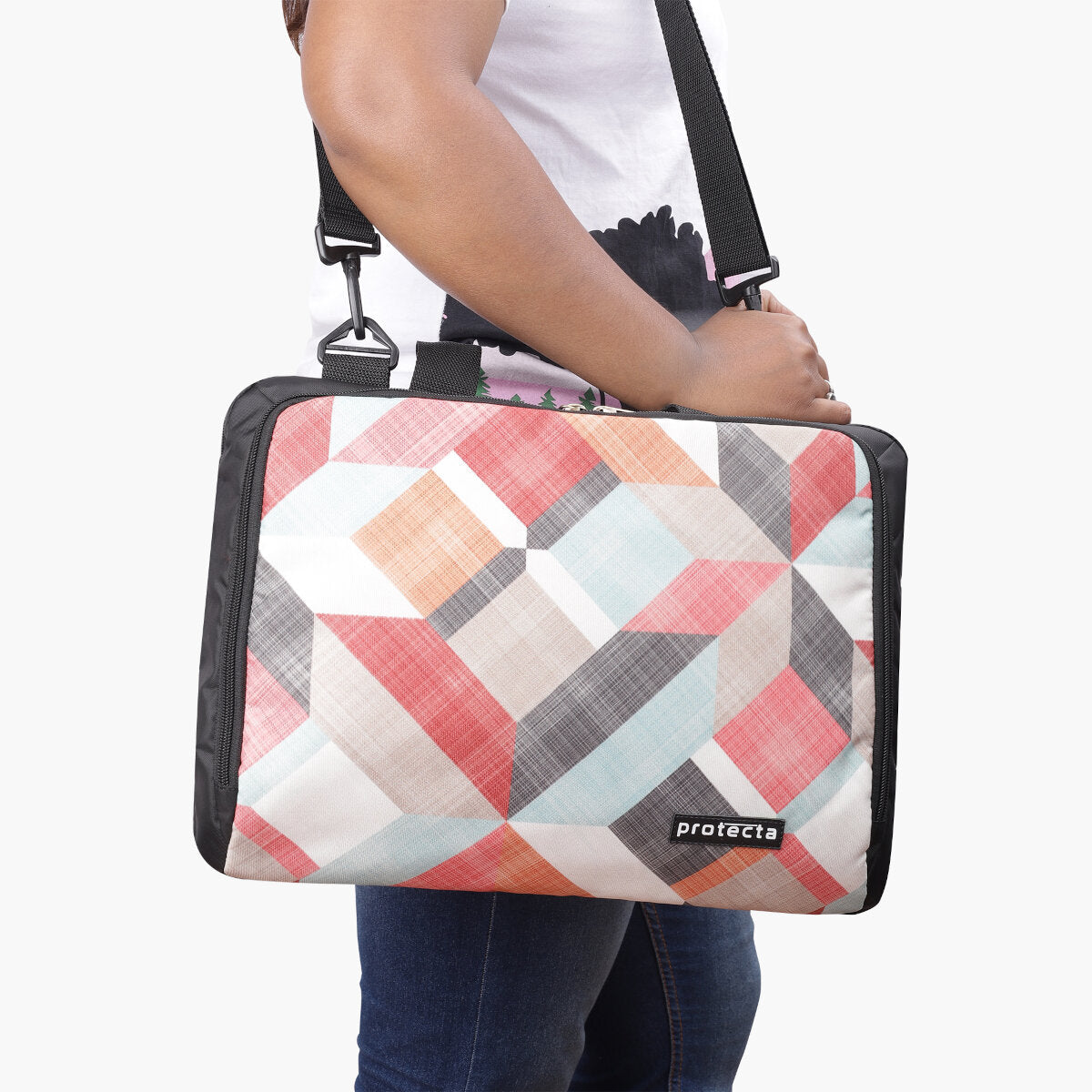 Geometric Print | Protecta The Professional Office Laptop Bag - 7