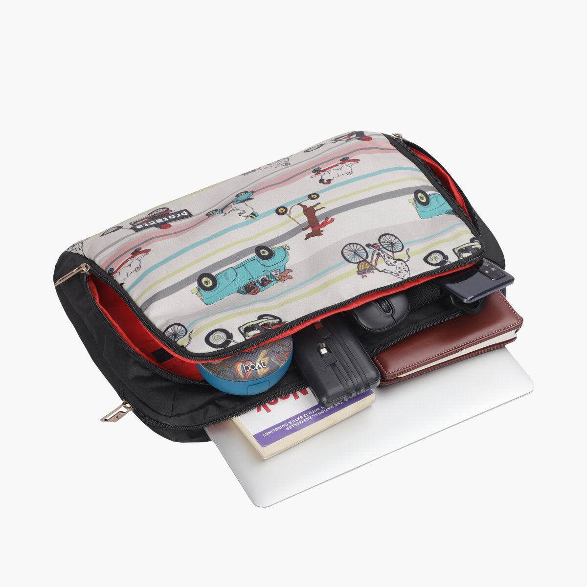 Travelling Dogs Print | Protecta The Professional Office Laptop Bag - 1