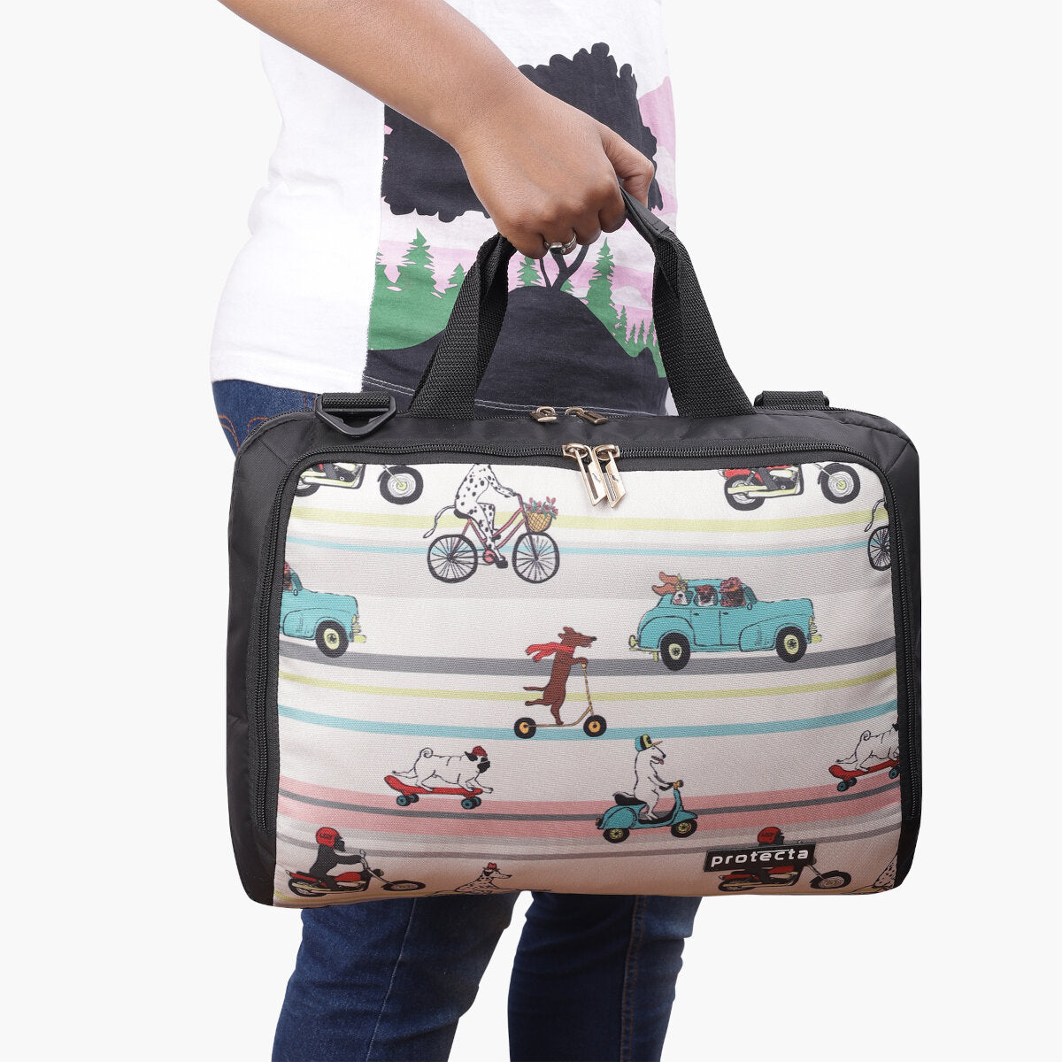 Travelling Dogs Print | Protecta The Professional Office Laptop Bag - 7