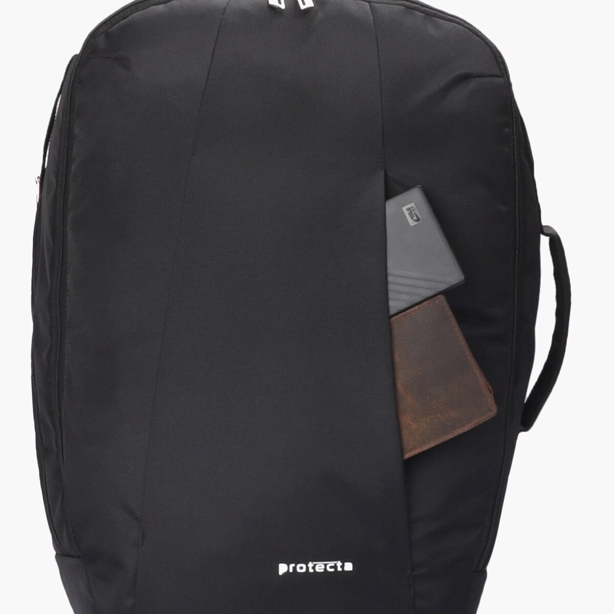 Black | Protecta Proposed Merger Convertible Office Trave Laptop Backpack-2