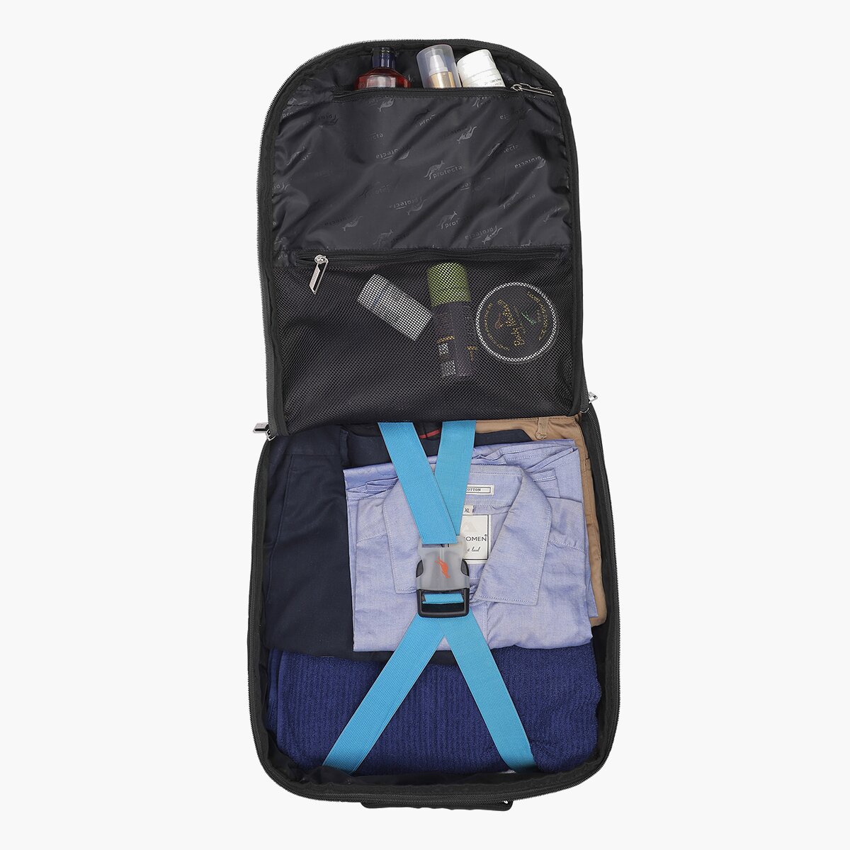 Black-Grey | Protecta Proposed Merger Convertible Office Trave Laptop Backpack-3