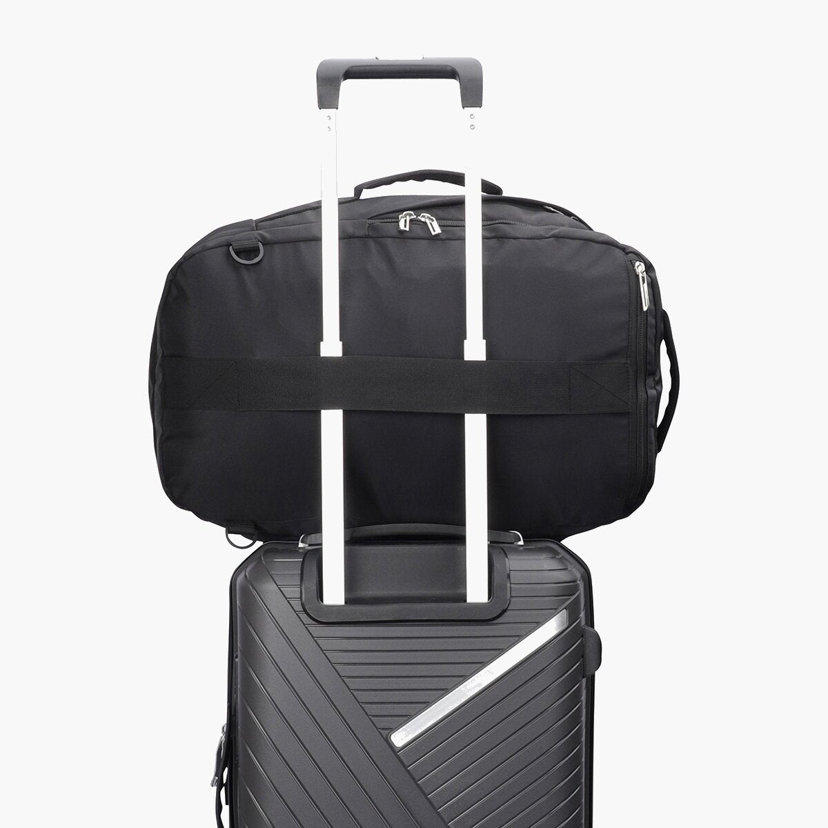 Black-Grey | Protecta Proposed Merger Convertible Office Trave Laptop Backpack-7