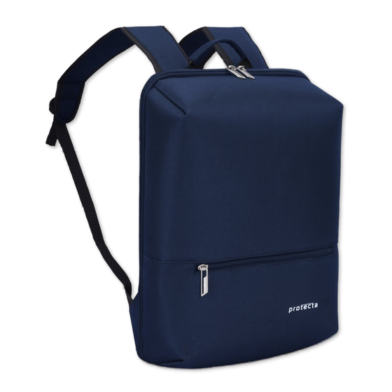 Blue | Protecta Quest Anti-Theft Office Laptop Backpack - 1