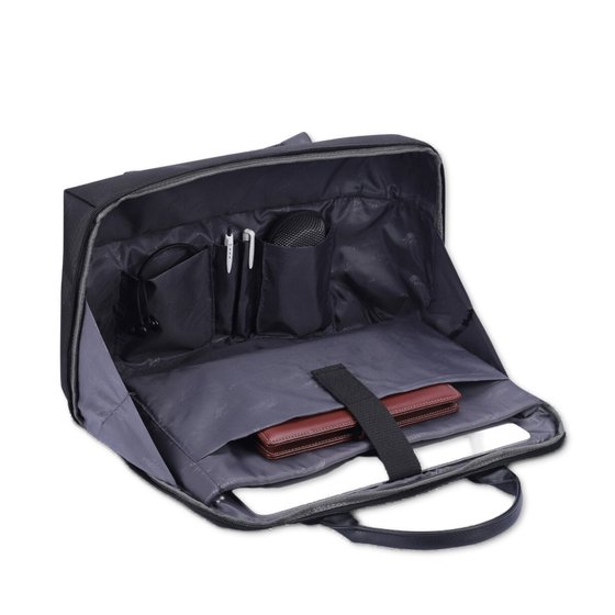 Black | Protecta Quest Anti-Theft Office Laptop Bag - Main