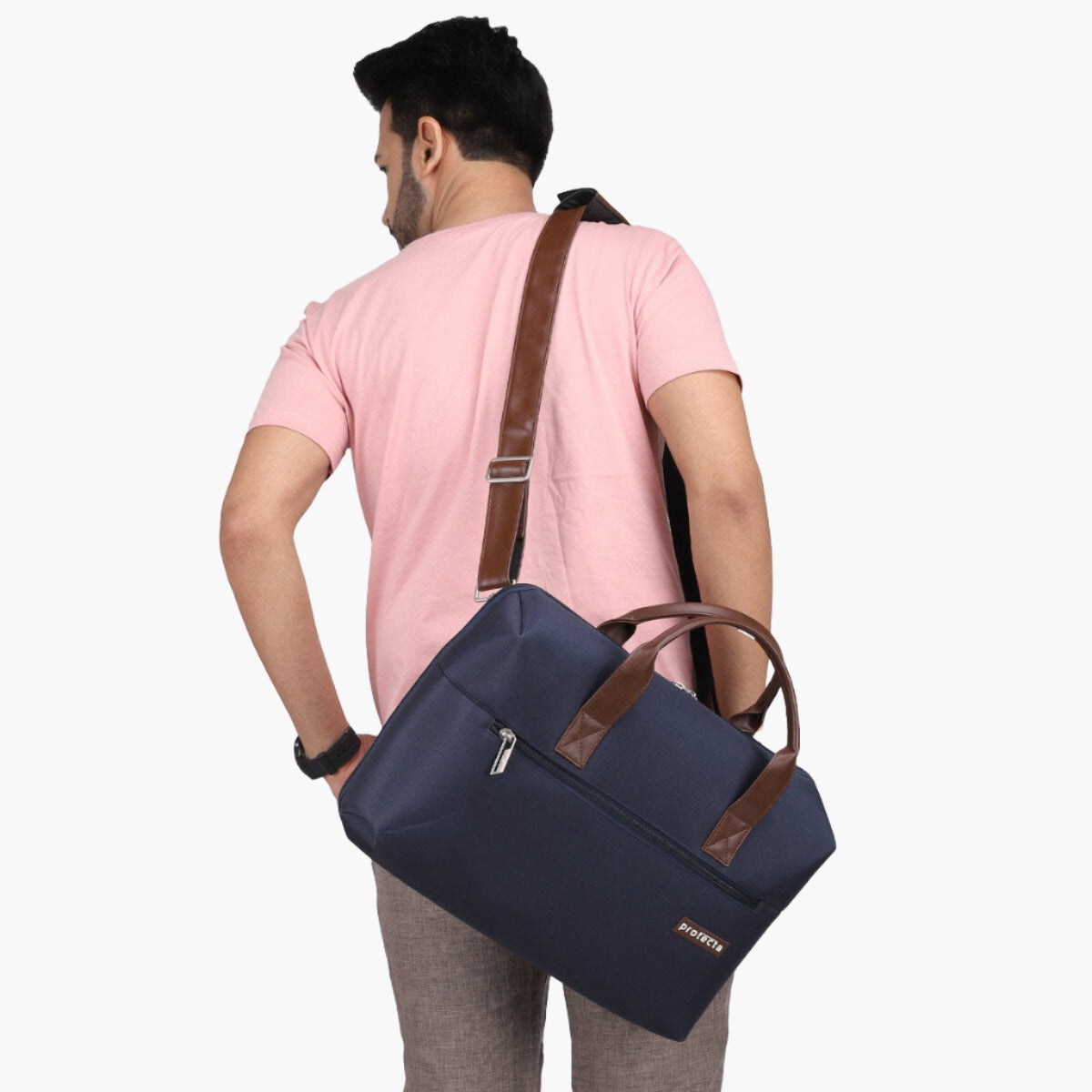 Blue | Protecta Quest Anti-Theft Office Laptop Bag - 5