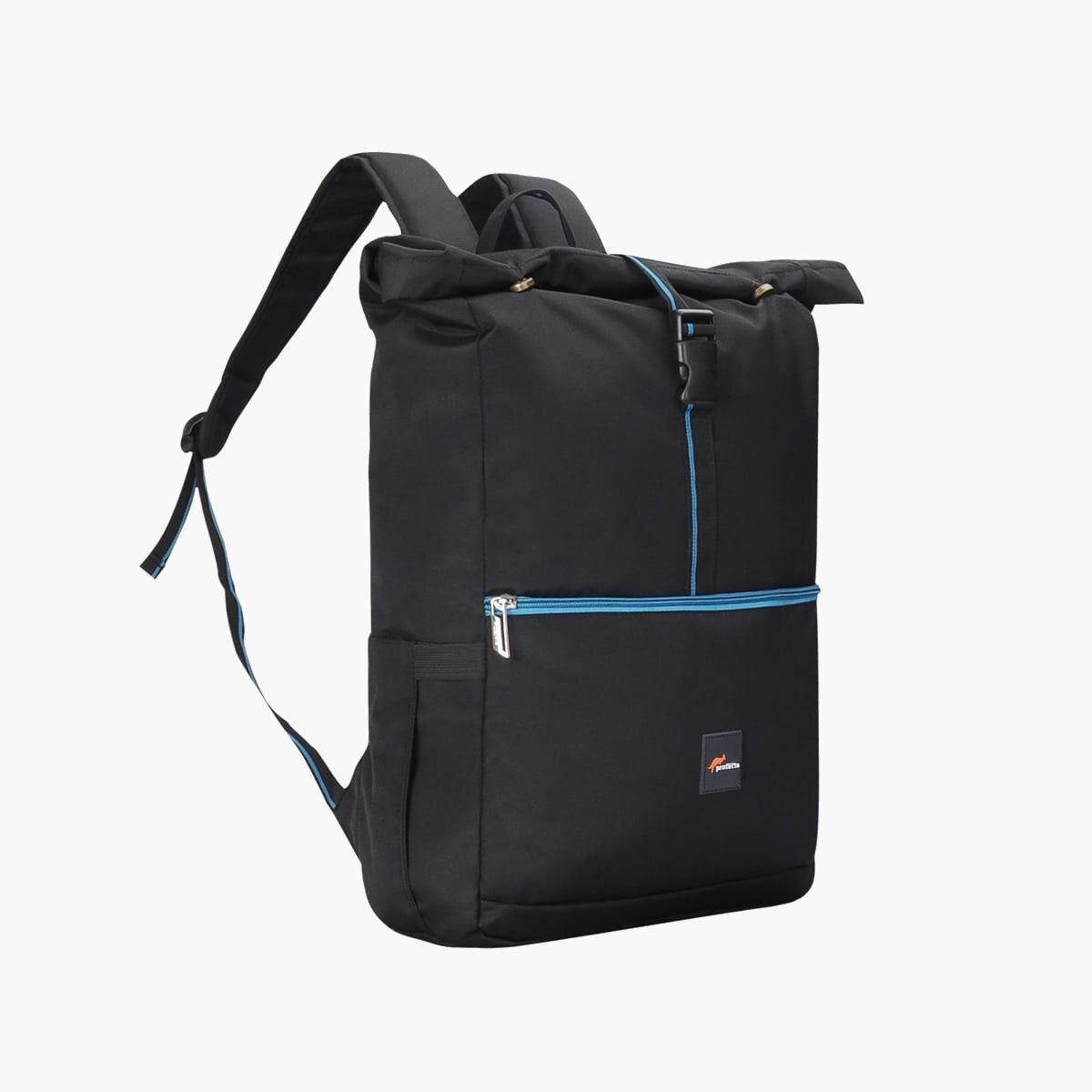 Black-Blue | Protecta Reload Roll Top Laptop Bag- 1