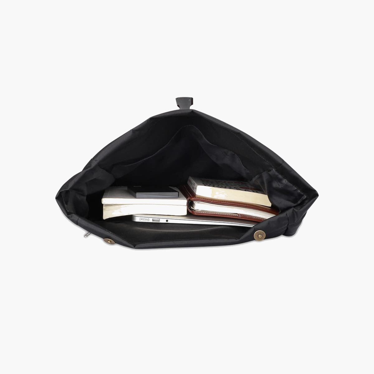 Black-Red | Protecta Reload Roll Top Laptop Bag- 5