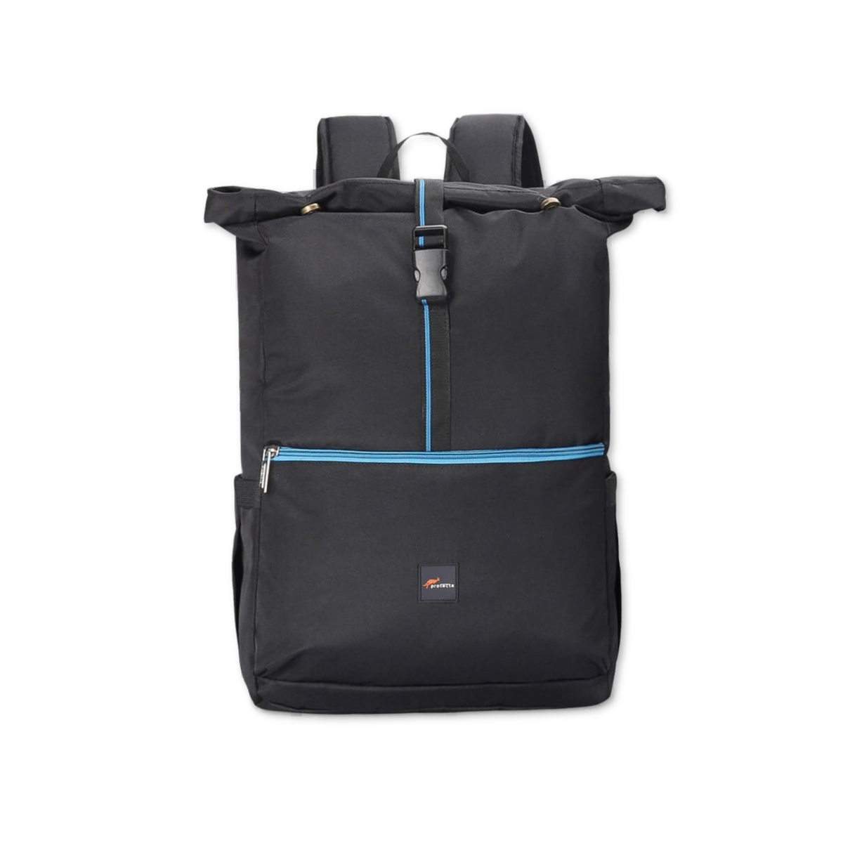 Black-Blue | Protecta Reload Roll Top Laptop Bag- Main