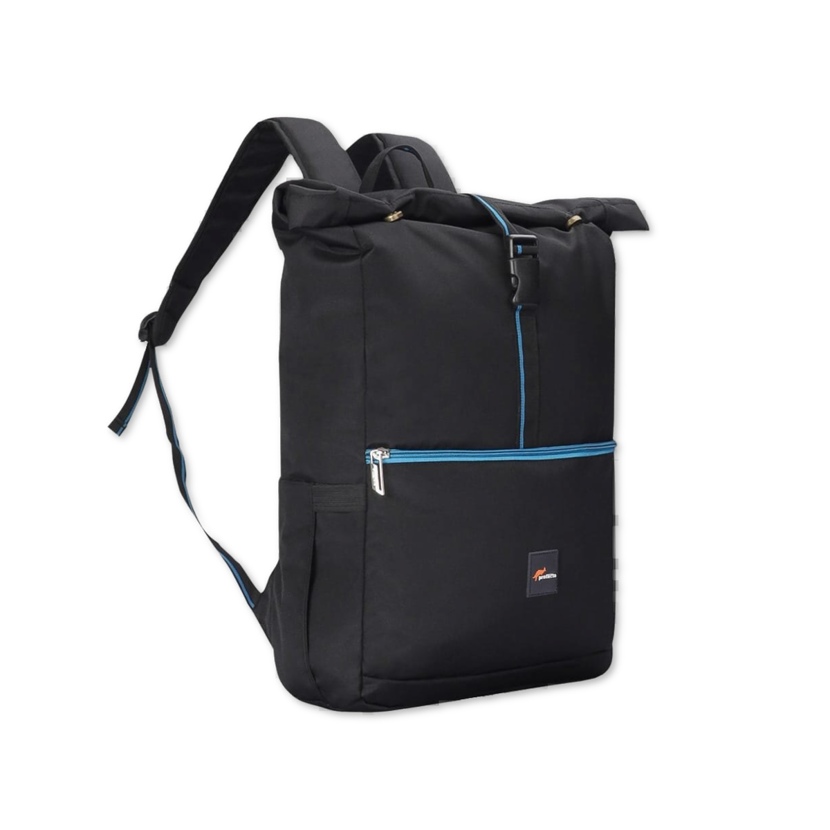 Black-Blue | Protecta Reload Roll Top Laptop Bag- 1