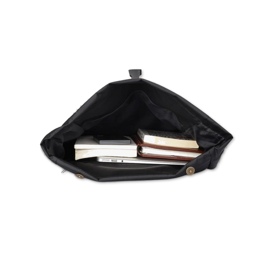 Black-Blue | Protecta Reload Roll Top Laptop Bag- 5