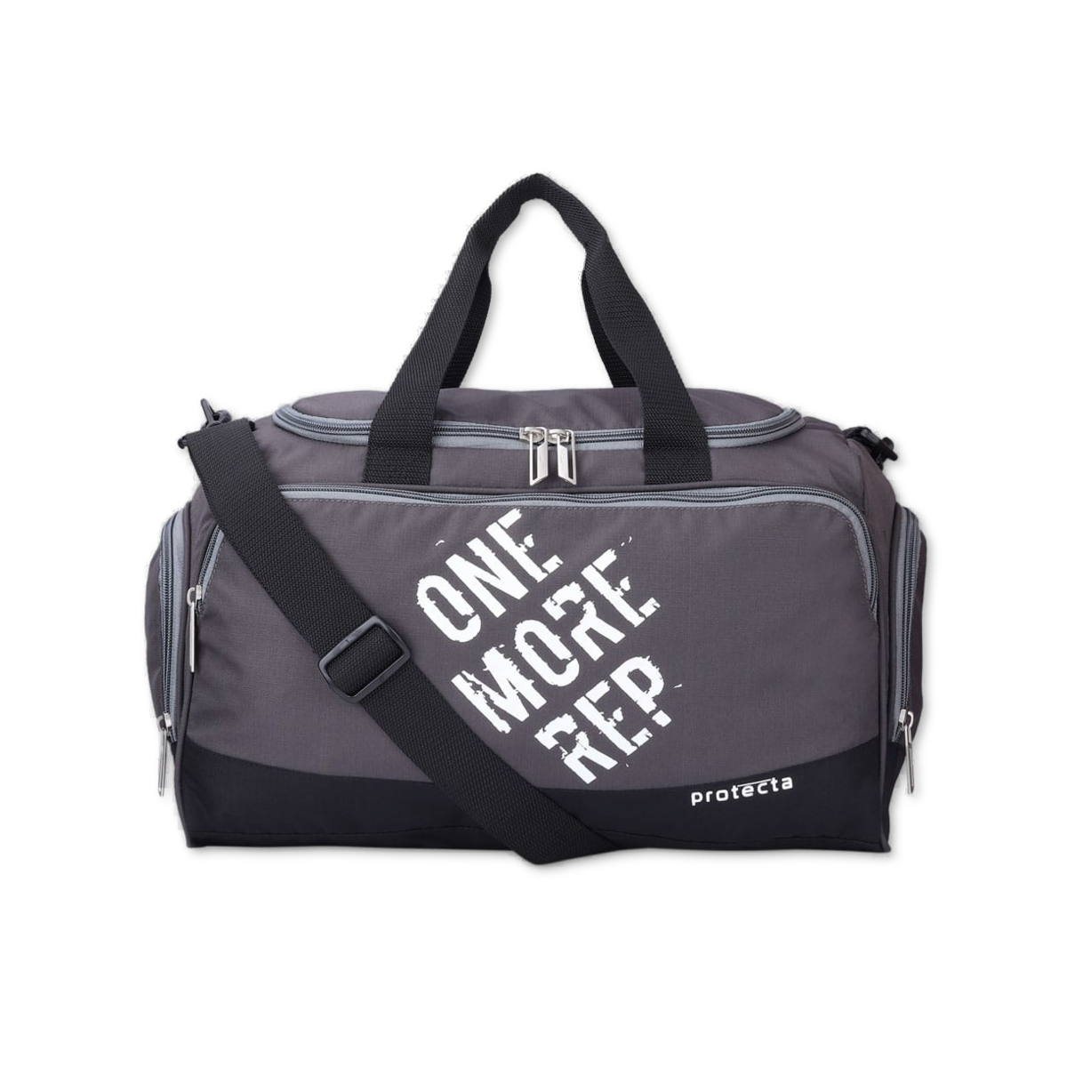 Black-Grey | Protecta Rep Gym Bag-5