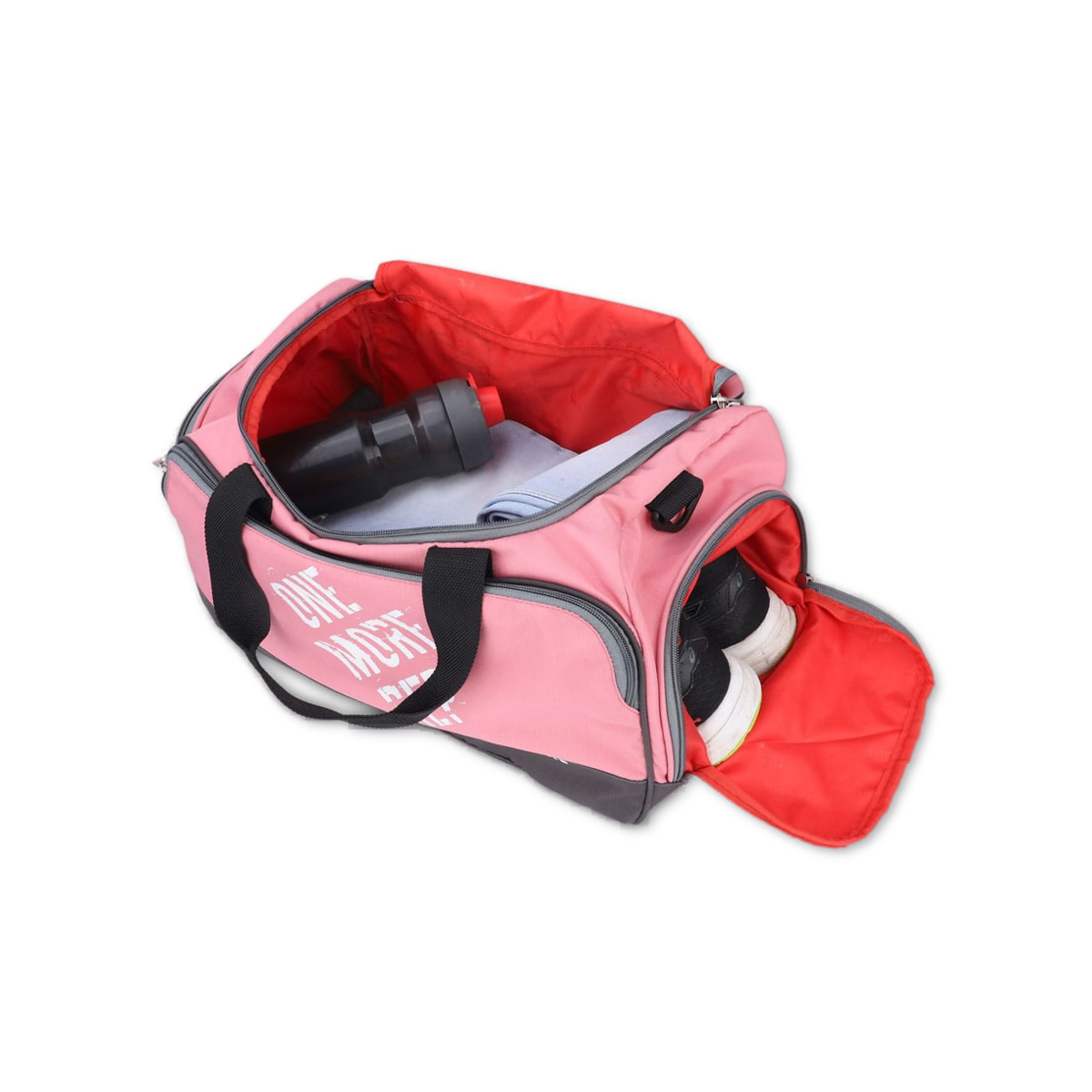 Grey-Pink | Protecta Rep Gym Bag-5