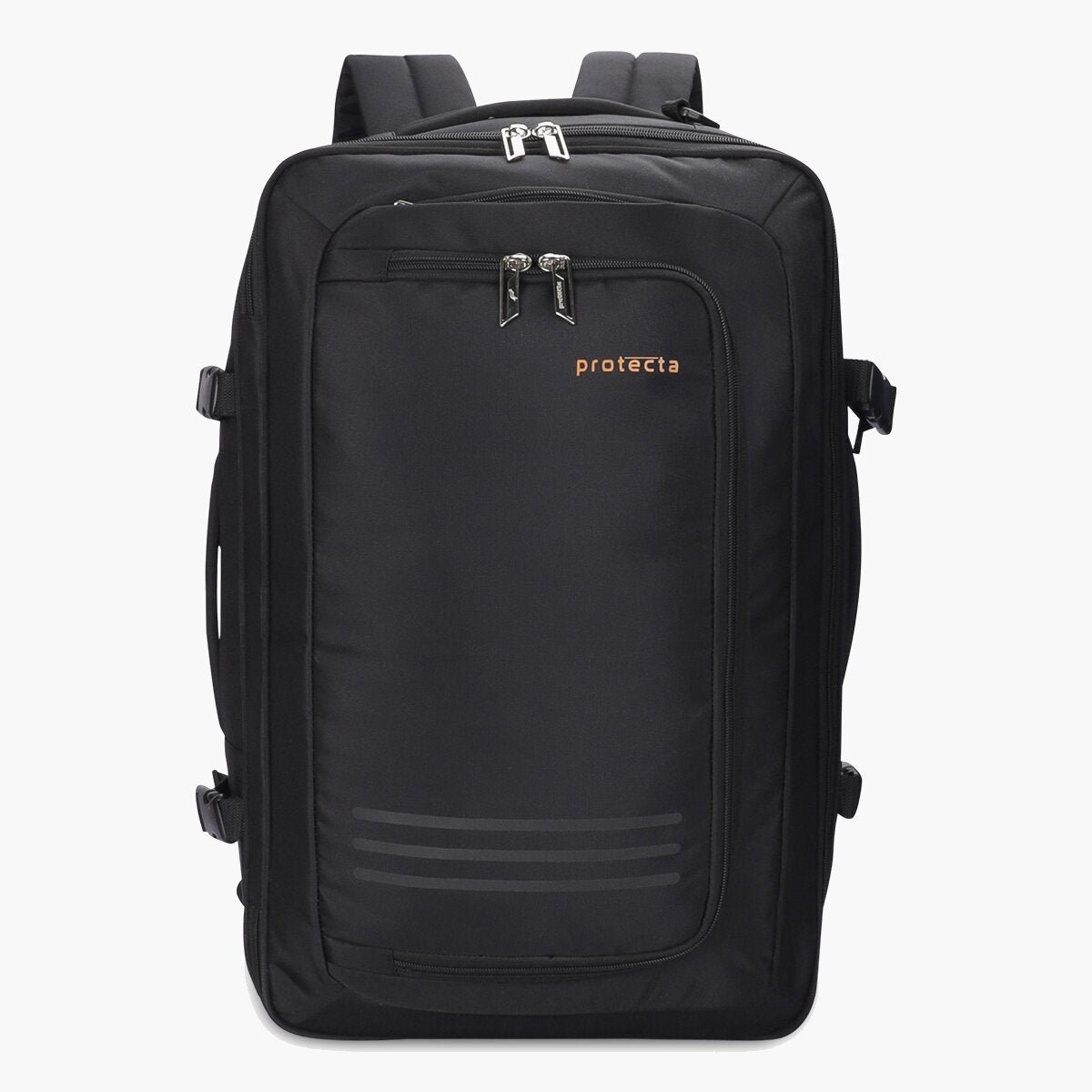 Black | Protecta Simple Equation Convertible Office Trave Laptop Backpack-Main