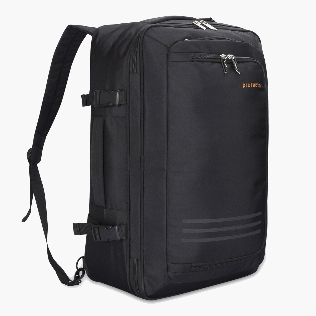 Black | Protecta Simple Equation Convertible Office Trave Laptop Backpack-1