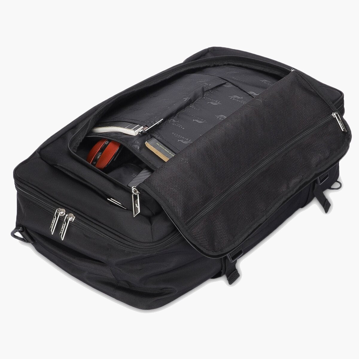 Black | Protecta Simple Equation Convertible Office Trave Laptop Backpack-4