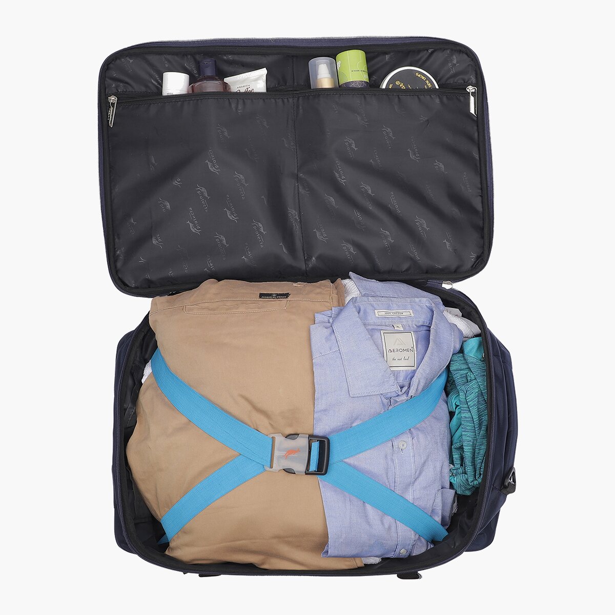 Navy Blue | Protecta Simple Equation Convertible Office Trave Laptop Backpack-3