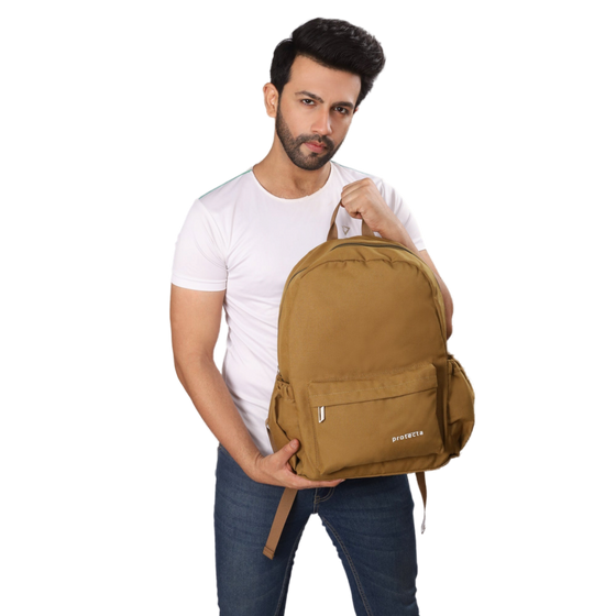 Beige | Protecta Spectrum Laptop Backpack - 7