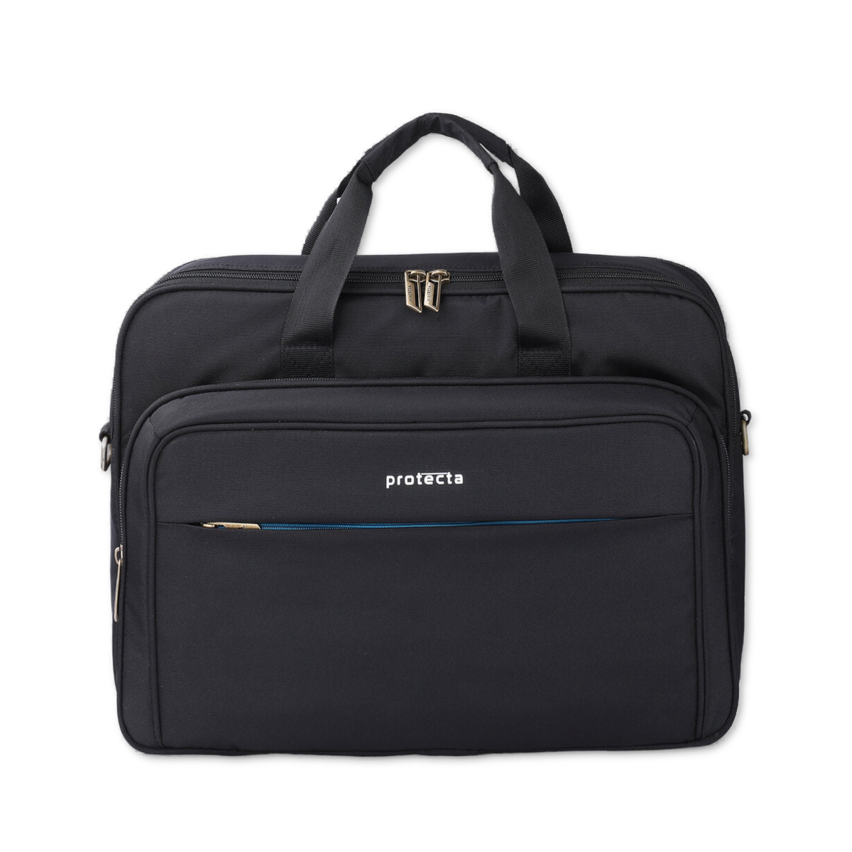 Black-Blue, Protecta Staunch Ally Travel & Offfice Laptop Bag-Main