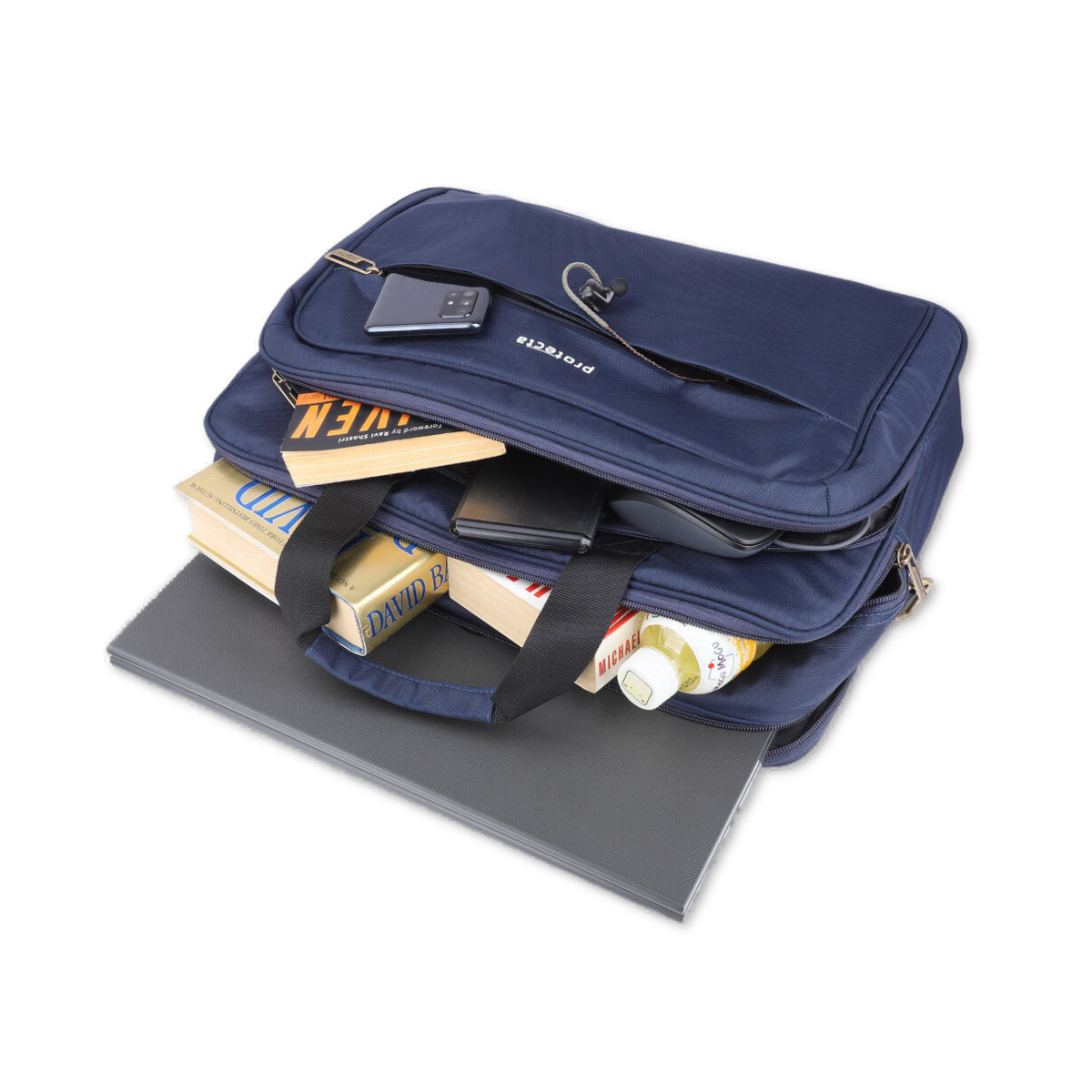 Navy, Protecta Staunch Ally Travel & Offfice Laptop Bag-1